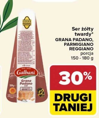 Ser żółty twardy GRANA PADANO 150-180 g promocja w Carrefour Market