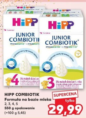 Formuła na bazie mleka 2, 3, 4, 5 Hipp Combiotik promocja w Kaufland