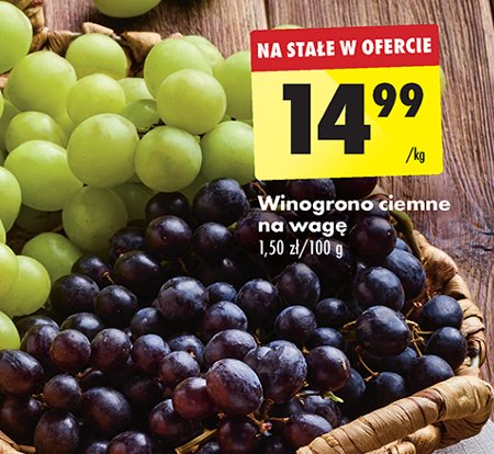 Winogrona ciemne promocja