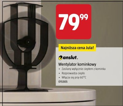 Wentylator kominkowy promocja w Jula