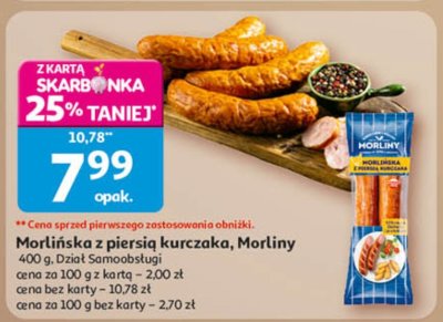 Morlińska z piersią kurczaka, Morliny 400g, Dział Samoobsługi promocja w Auchan