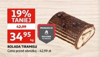Rolada tiramisu Auchan promocja