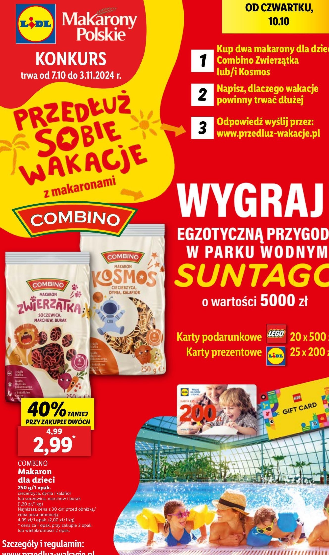 Makaron zwierzątka Combino promocja