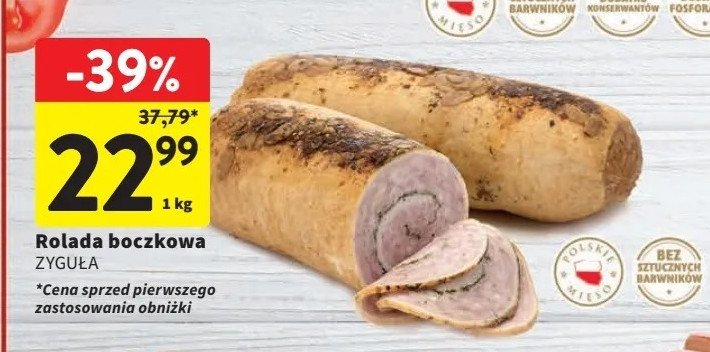 Rolada boczkowa Zyguła promocja