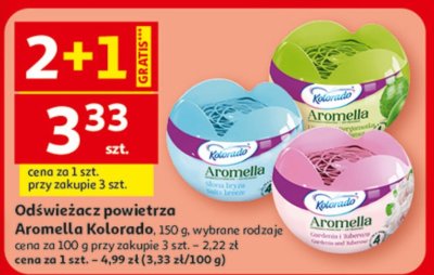 Odświeżacz powietrza Aromella Korado promocja w Auchan