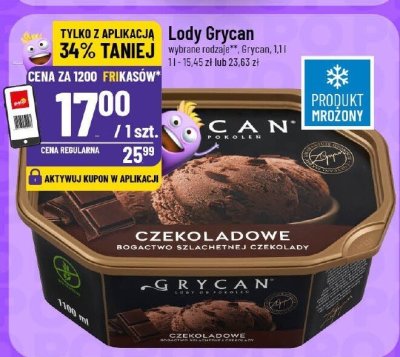 Lody wybrane rodzaje 1,1 l promocja w POLOmarket