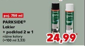 Lakier black varnish Parkside promocja w Kaufland