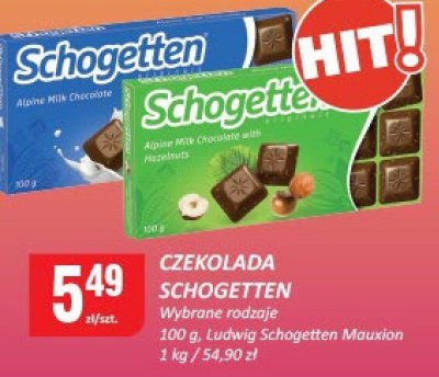 Czekolada promocja w Chorten