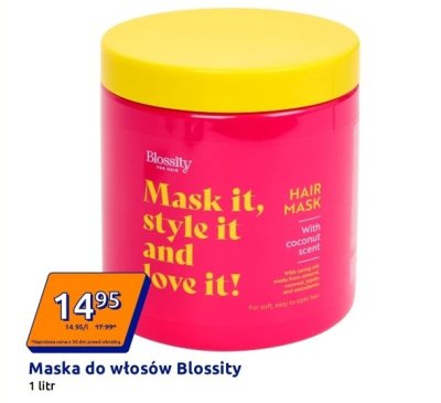 Maska do włosów Blossity promocja w Action