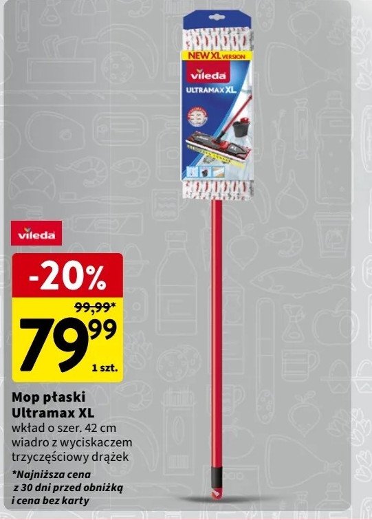 Mop płaski ultramax xl Vileda promocja