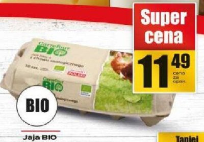 Jaja BIO promocja w Supeco