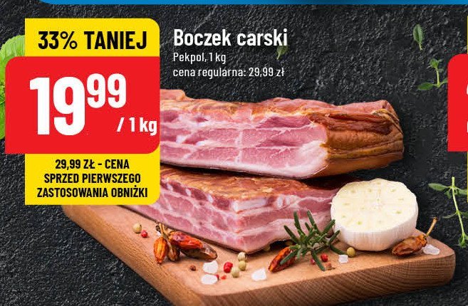 Boczek carski Pekpol promocja