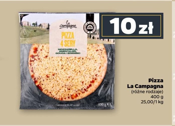 Pizza 4 sery La campagna promocja w Netto