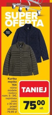 Kurtka męska z polaru 48-58 Townland promocja w Carrefour