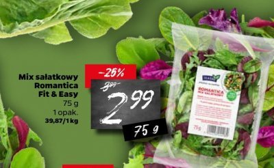 Sałata romantica Fit & easy promocja