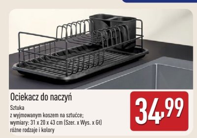Ociekacz do naczyń promocja w Aldi