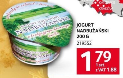Jogurt Nadbużański 200 g promocja w Selgros