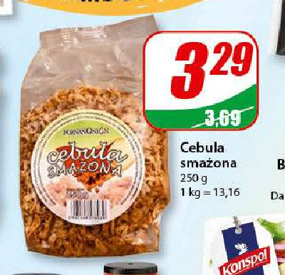 Cebula smażona promocja
