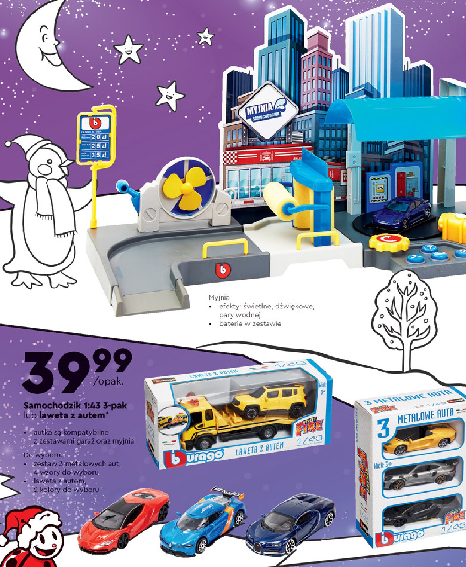 Samochodziki w skali 1:43 Bburago promocja