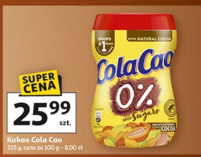 Kakao 325 g Cola Cao promocja w Auchan