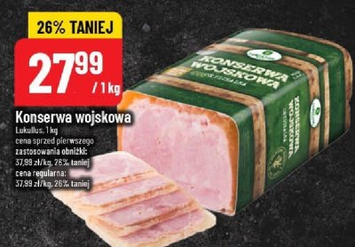 Konserwa wojskowa  promocja w POLOmarket
