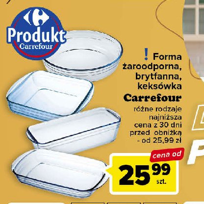 Forma żaroodporna okrągła Carrefour promocja