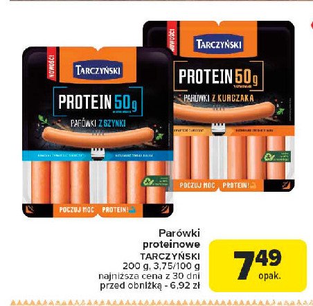 Par贸wki z szynki Tarczy艅ski protein promocja