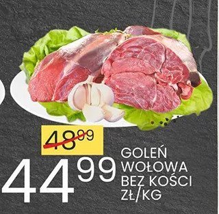 Goleń wołowa bez kości promocja w Wafelek
