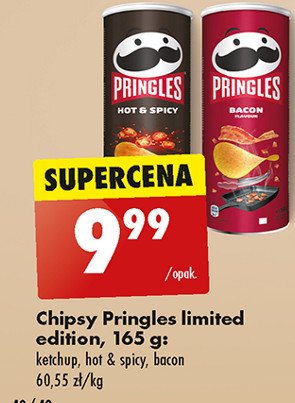Chipsy bacon Pringles promocja