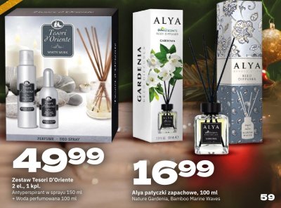 Patyczki zapachowe Alya Bamboo Marine Waves, 100 ml promocja w Twój Market