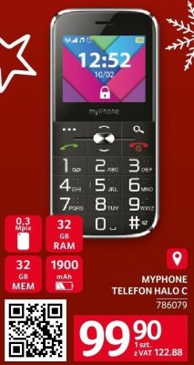 Telefon myPhone Halo C promocja w Selgros