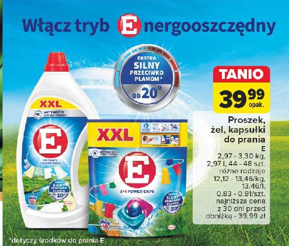 Proszek do prania białych i jasnych ubrań promocja