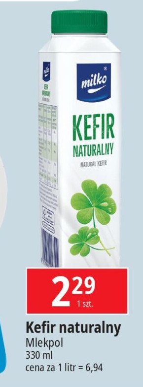 Kefir naturalny Milko promocja