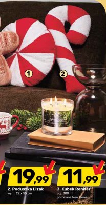 Kubek Renifer porcelana New Bone promocja w Bricomarche