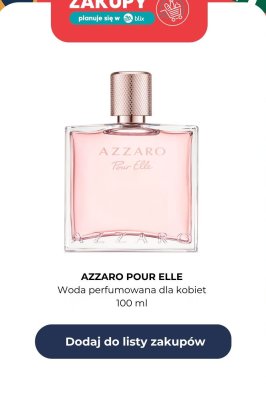 Woda perfumowana Pour Elle dla kobiet, 100 ml promocja w Biedronka