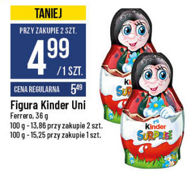 Czekoladowa biedronka Kinder promocja
