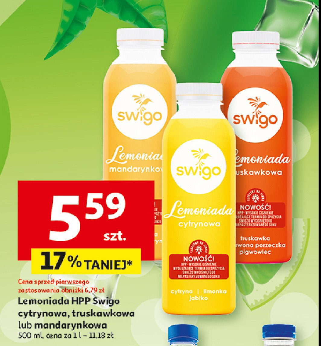 Lemoniada mandarynkowa Swigo promocja