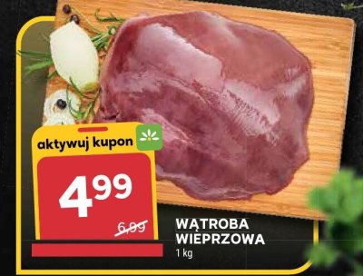 Wątroba wieprzowa promocja w Stokrotka