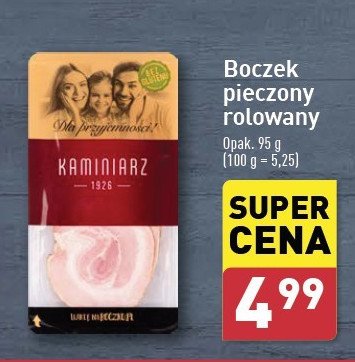 Boczek pieczony rolowany Kaminiarz promocja