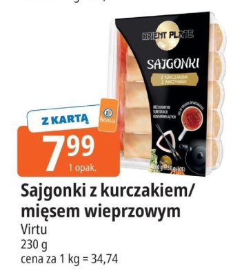 Sajgonki z kurczakiem/mięsem wieprzowym Virtu promocja w Leclerc