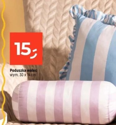 Poduszka wałek wym. 50 x 15 cm promocja w Dealz