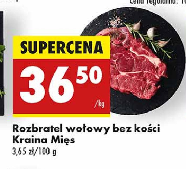 Rozbratel wołowy Kraina mięsa promocja w Biedronka