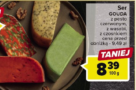 Ser gouda z czosnkiem promocja