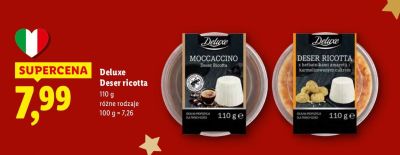 Deser ricotta promocja w Lidl