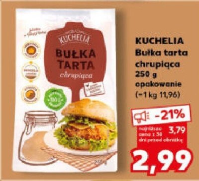 Bułka tarta Kuchelia chrupiąca 250 g promocja w Kaufland