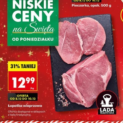 Łopatka wieprzowa promocja w Biedronka