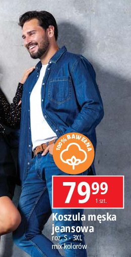 Koszula męska jeansowa s-3xl Moraj promocja