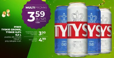 Piwo puszka promocja w Duży Ben