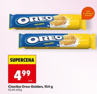 Ciastka Oreo Golden promocja w Biedronka