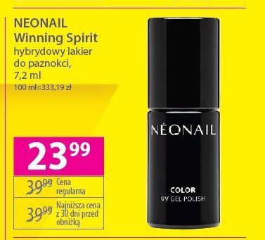 Lakier do paznokci winning spirit NEONAIL promocja